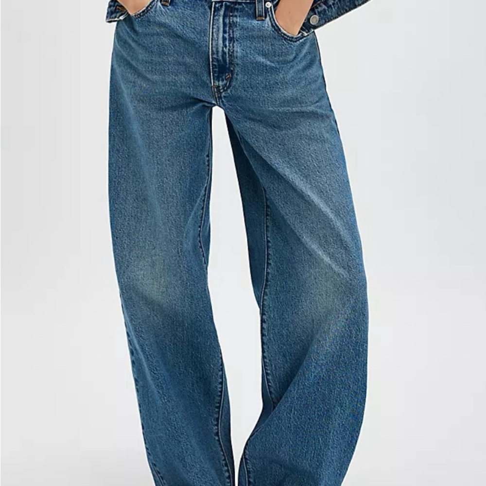 Levi's Blue Flare Wide Leg Jeans